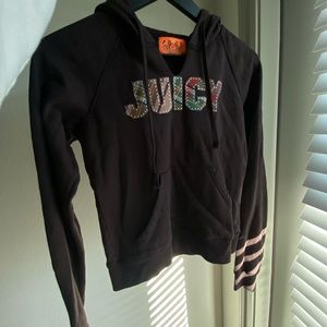 Juicy Couture Hoodie. Simple but affective! Size small but fits like an XS.